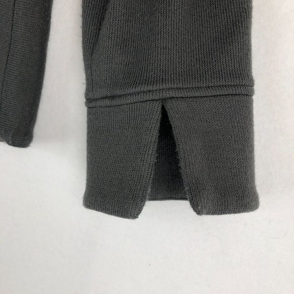 Coldwater Creek Women's Size 12 Grey Long Sleeve Cardigan Sweater Jacket Button - Picture 10 of 10